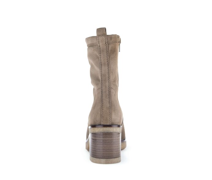 Gabor Damen  Plateau Stiefelette Braun - Rauleder