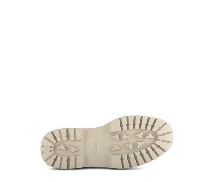 Gabor Damen  Schnürstiefelette Beige - Glattleder