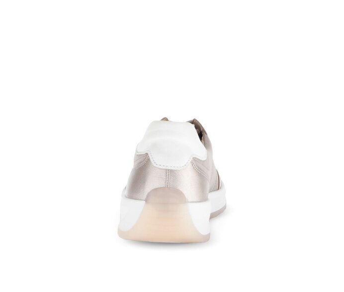 Gabor Damen  Sneaker Low Gold - Materialmix Leder