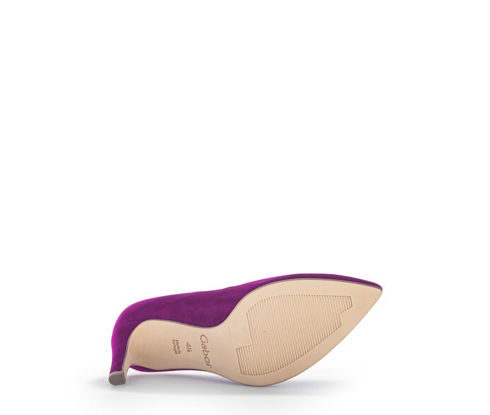 Gabor Damen  Eleganter Pumps Lila - Rauleder