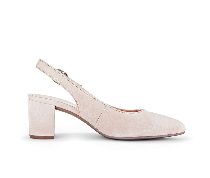 Gabor Damen  Slingpumps Rosa - Rauleder