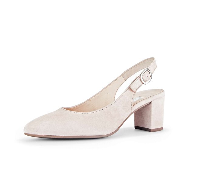 Gabor Damen  Slingpumps Rosa - Rauleder