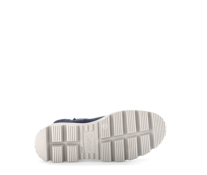Gabor Damen  Plateau Stiefelette Blau - Rauleder