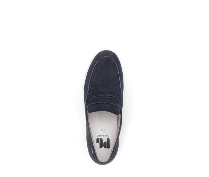 Pius Gabor Herren Slipper Blau - Rauleder
