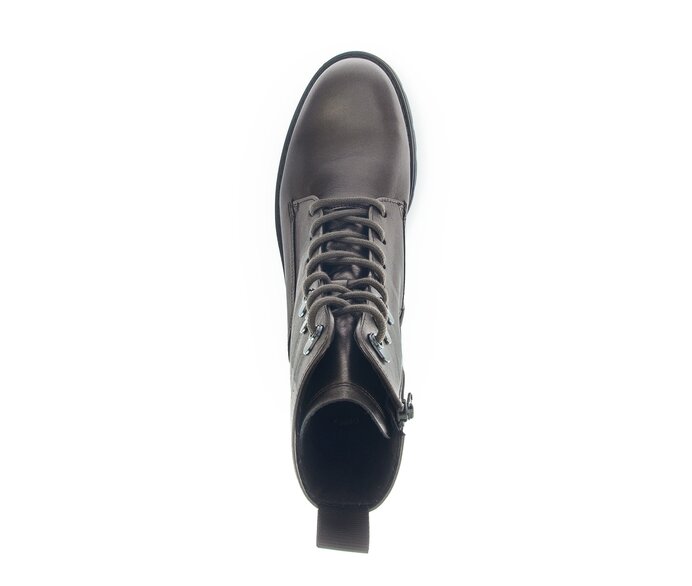 Gabor Damen  Schnürstiefelette Bronze - Glattleder