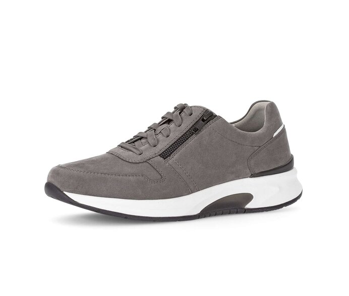 Gabor Herren Rollingsoft Sneaker Low Grau - Nubuk