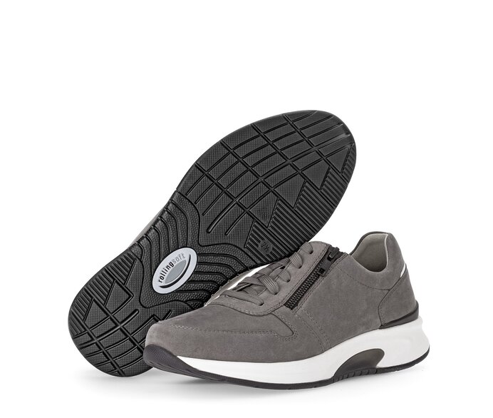 Gabor Herren Rollingsoft Sneaker Low Grau - Nubuk