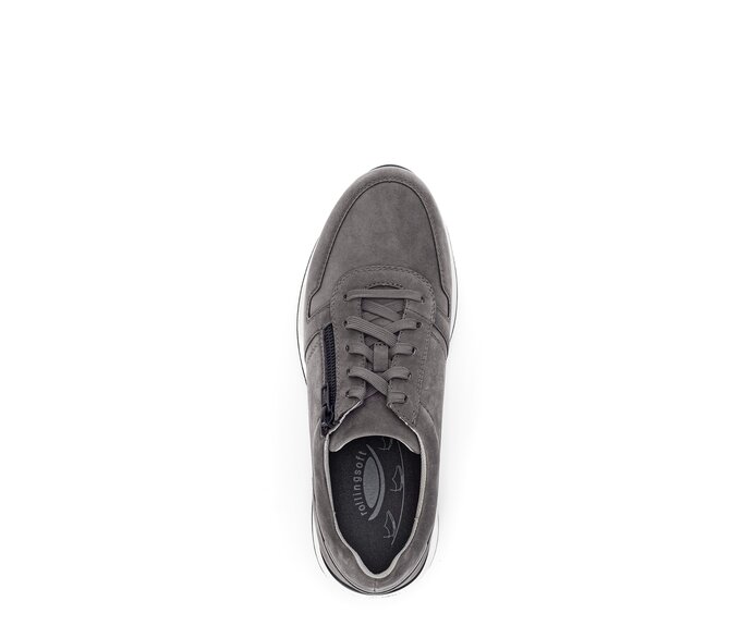 Gabor Herren Rollingsoft Sneaker Low Grau - Nubuk