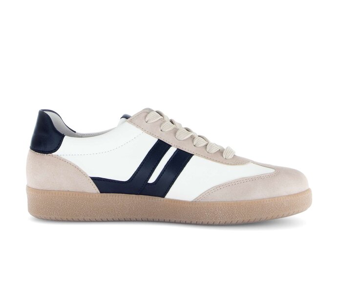 Gabor Damen  Sneaker Low Beige - Materialmix Leder