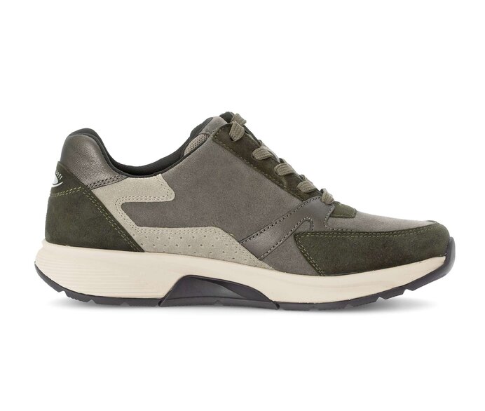 Gabor Damen  Sneaker Low Grau - Materialmix Leder