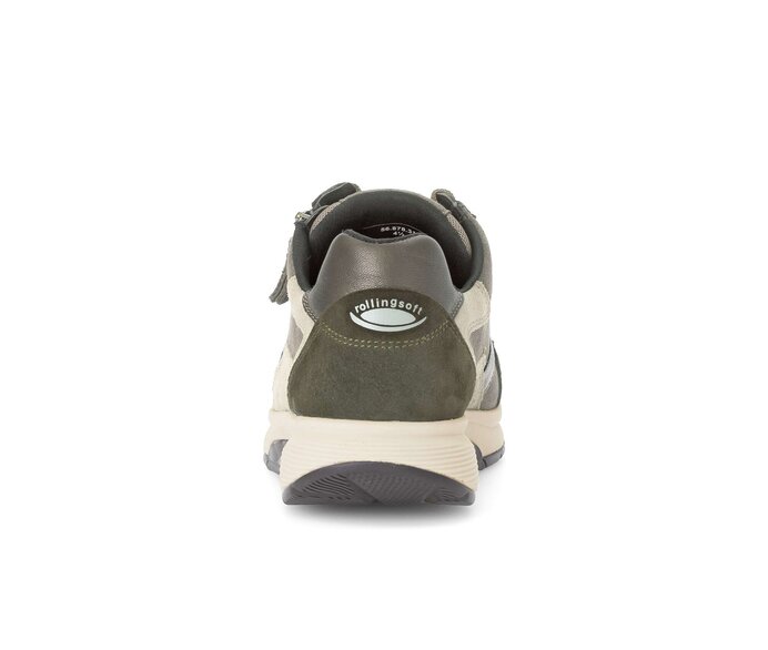 Gabor Damen  Sneaker Low Grau - Materialmix Leder