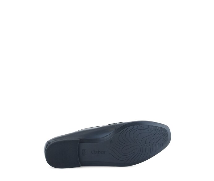 Gabor Damen  Slipper Blau - Glattleder