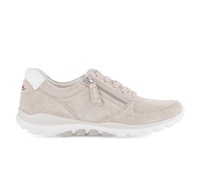 Gabor Damen  Sneaker Low Beige - Rauleder
