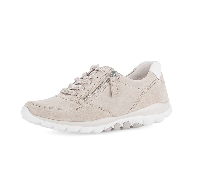 Gabor Damen  Sneaker Low Beige - Rauleder