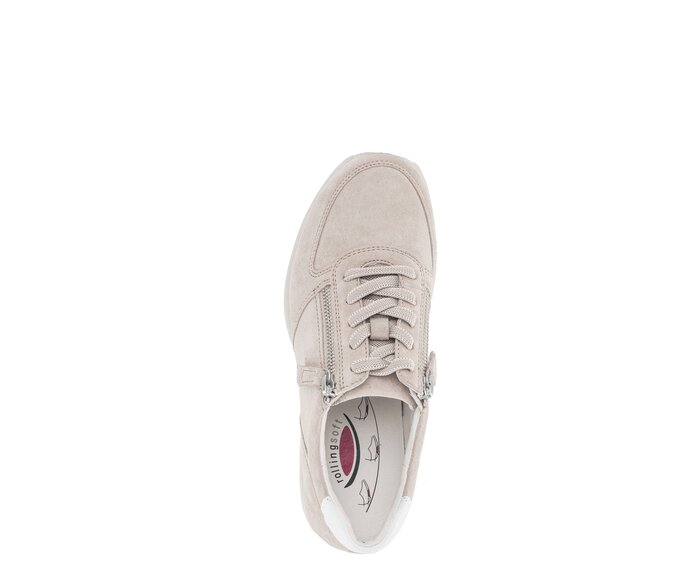 Gabor Damen  Sneaker Low Beige - Rauleder