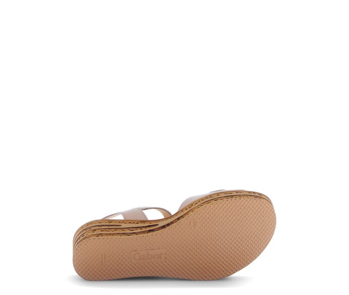 Gabor Damen  Keilsandalette Rosa - Glattleder