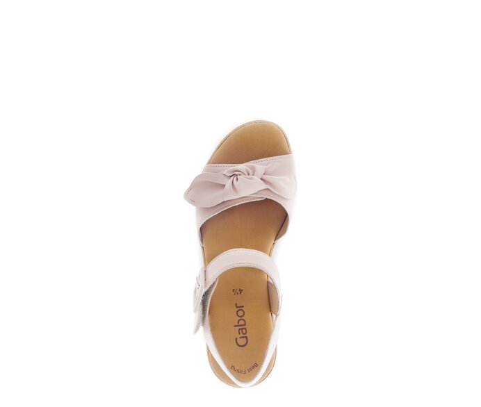 Gabor Damen  Keilsandalette Rosa - Glattleder