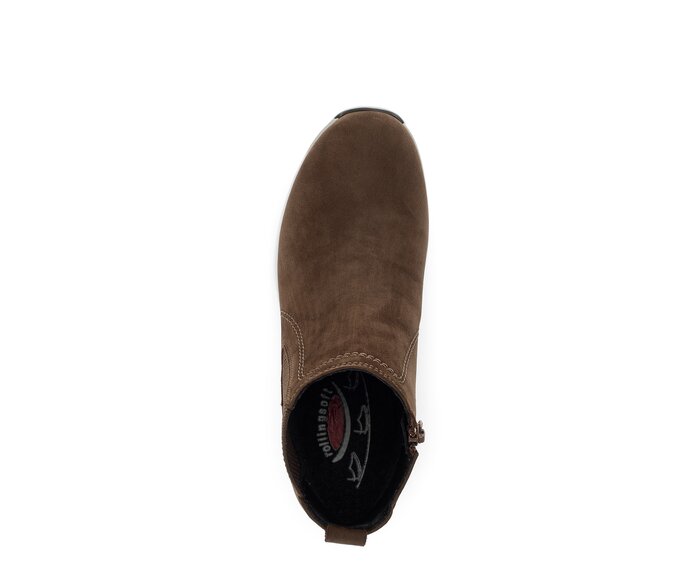 Gabor Damen  Sportliche Stiefelette Braun - Rauleder