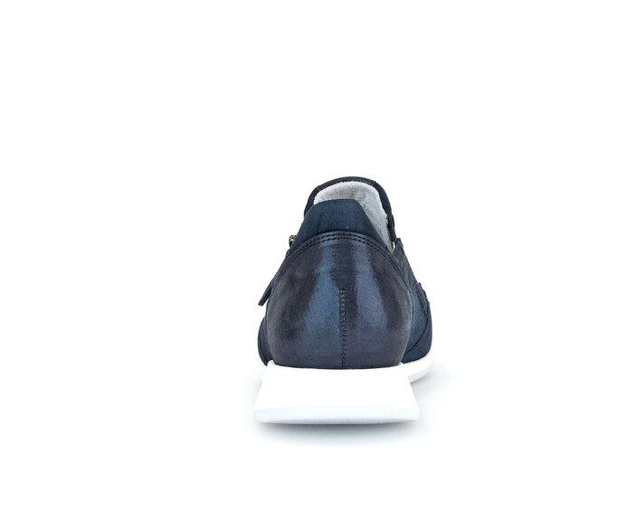 Gabor Damen  Sneaker Low Blau - Materialmix Leder/Lederimitat
