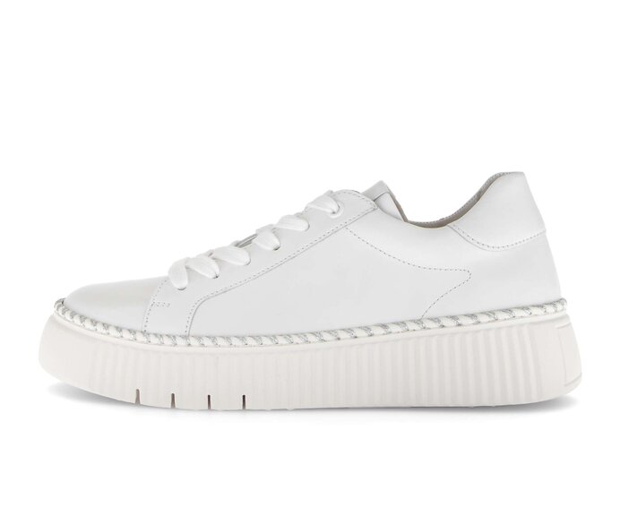 Gabor Damen Sneaker Low Weiß - Glattleder