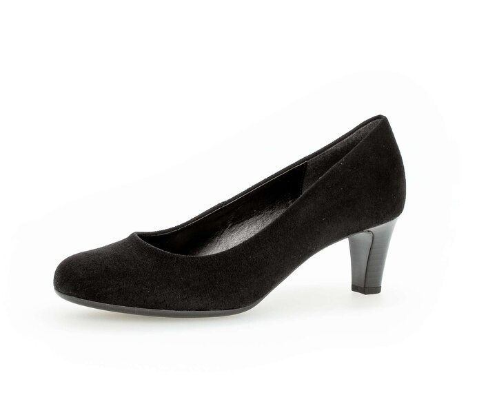 Gabor Damen  Eleganter Pumps Schwarz - Lederimitat