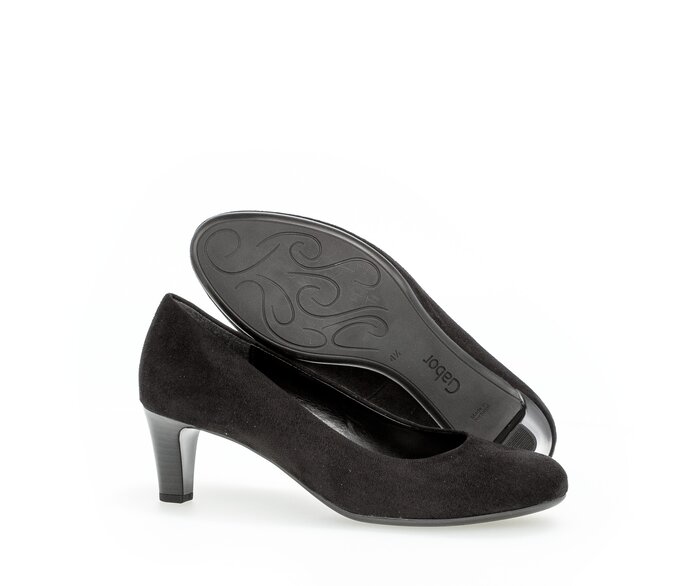 Gabor Damen  Eleganter Pumps Schwarz - Lederimitat