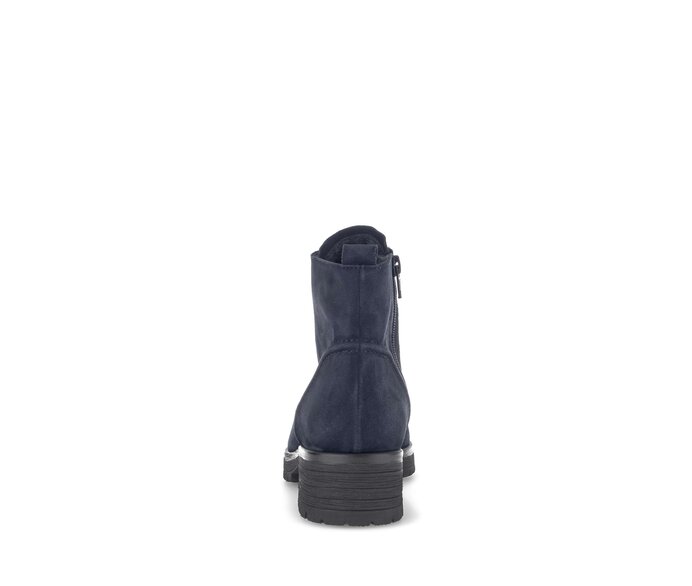 Gabor Damen  Schnürstiefelette Blau - Rauleder
