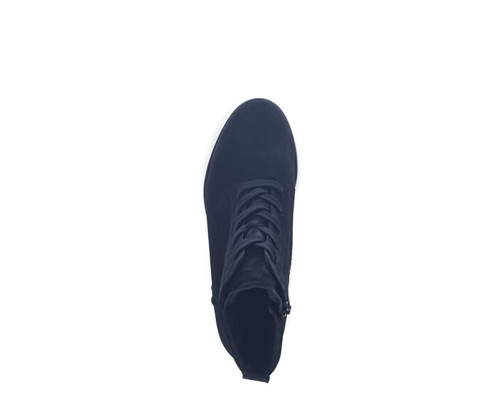 Gabor Damen  Schnürstiefelette Blau - Rauleder