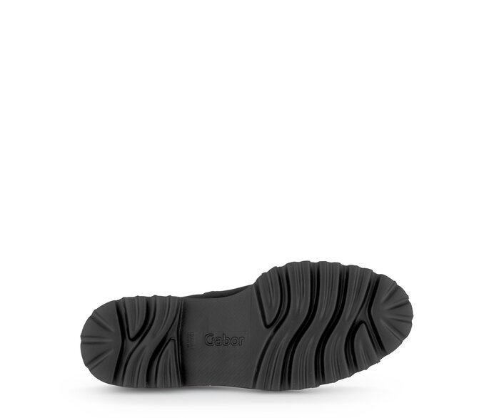 Gabor Damen  Chelsea Boot Schwarz - Rauleder