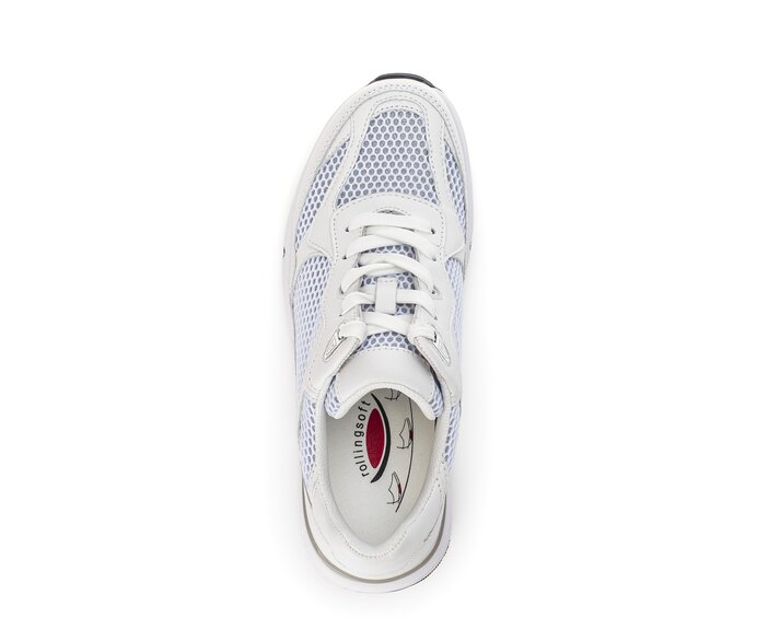 Gabor Damen  Sneaker Low Weiß - Materialmix Leder/Lederimitat