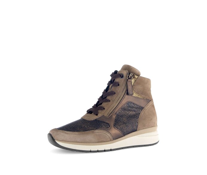 Gabor Damen  Sportliche Stiefelette Multicolour - Materialmix Leder/Lederimitat