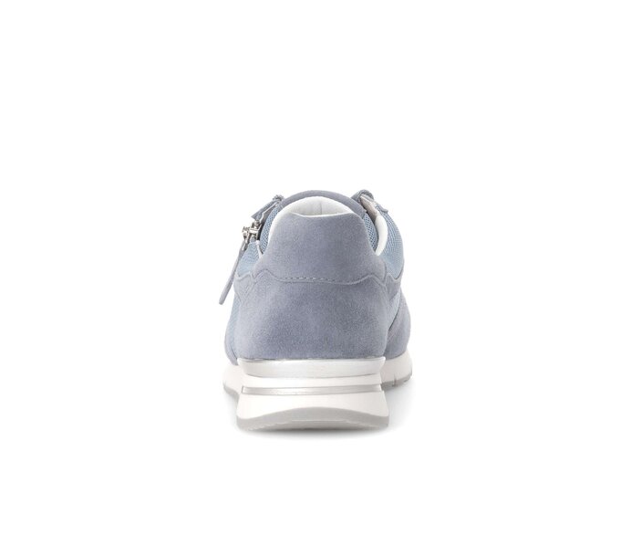 Gabor Damen  Sneaker Low Blau - Materialmix Leder/Lederimitat
