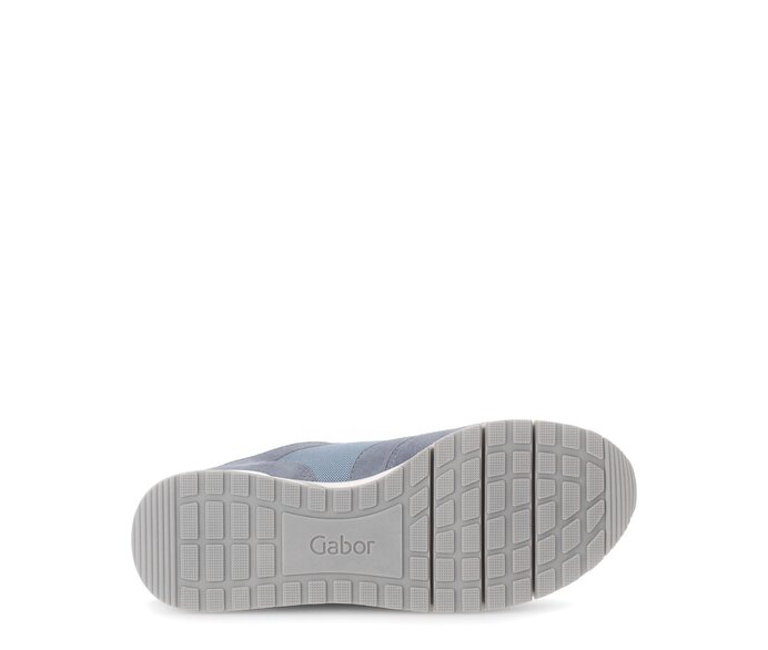 Gabor Damen  Sneaker Low Blau - Materialmix Leder/Lederimitat