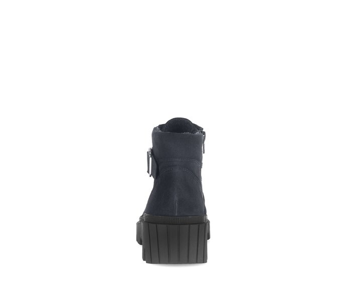 Gabor Damen  Schnürstiefelette Blau - Rauleder
