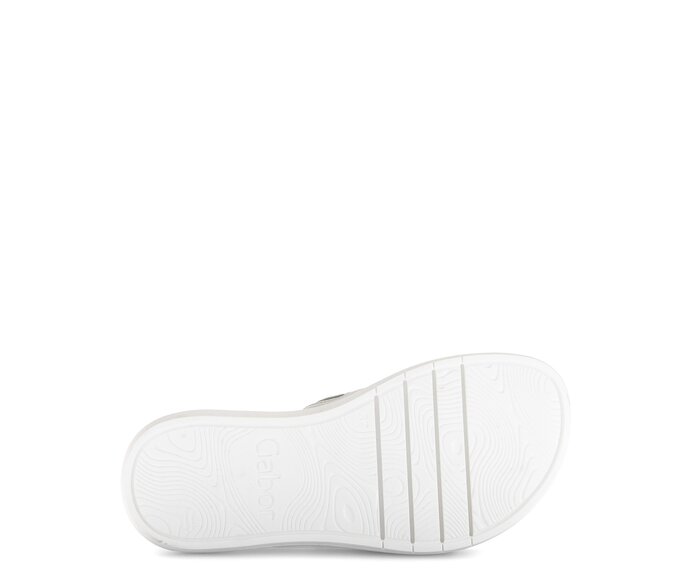 Gabor Damen  Pantolette Silber - Effektleder