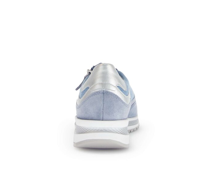 Gabor Damen  Sneaker Low Blau - Materialmix Leder/Lederimitat