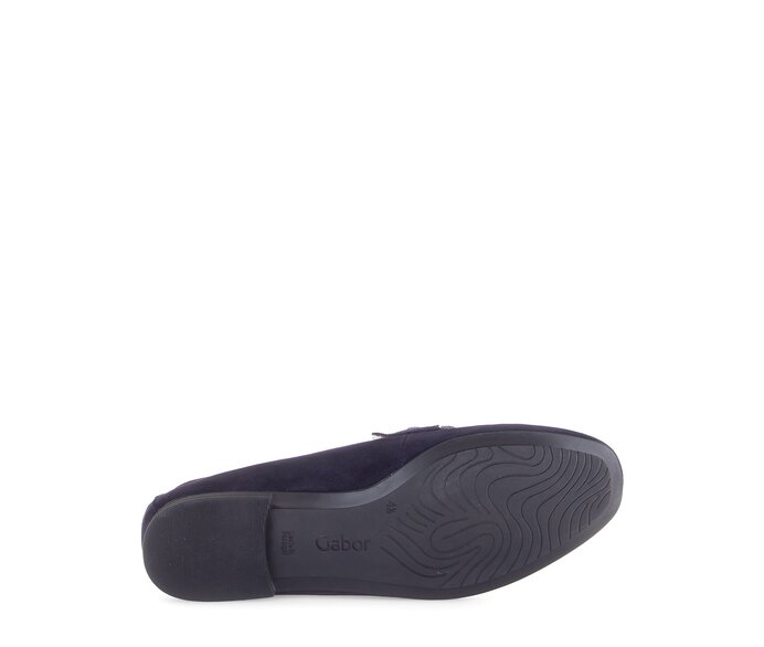 Gabor Damen  Slipper Blau - Rauleder