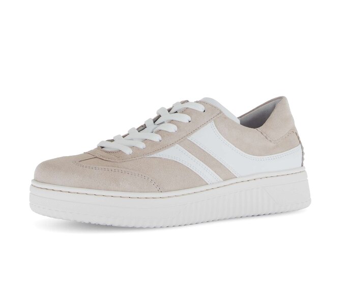 Gabor Damen  Sneaker Low Beige - Rauleder