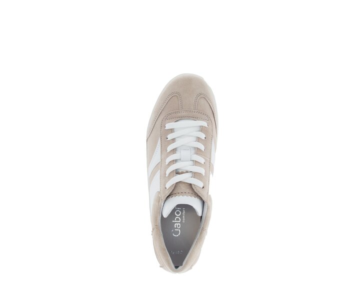 Gabor Damen  Sneaker Low Beige - Rauleder