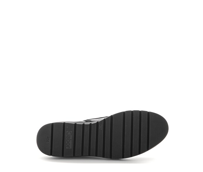 Gabor Damen  Sportliche Stiefelette Schwarz - Glattleder