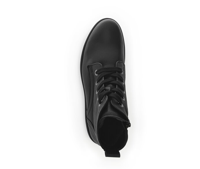 Gabor Damen  Sportliche Stiefelette Schwarz - Glattleder
