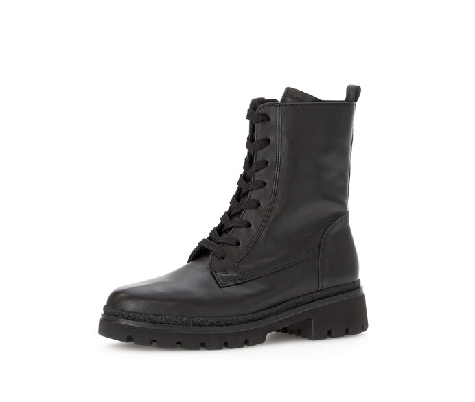 Gabor Damen  Winterstiefelette Schwarz - Glattleder