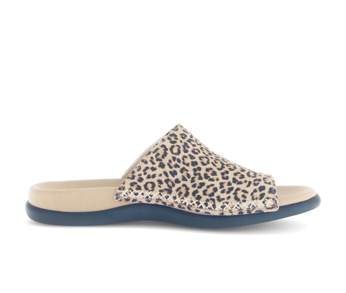 Gabor Damen  Zehentrenner Beige - Rauleder