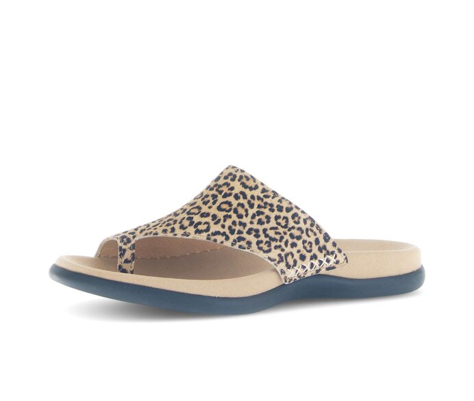 Gabor Damen  Zehentrenner Beige - Rauleder