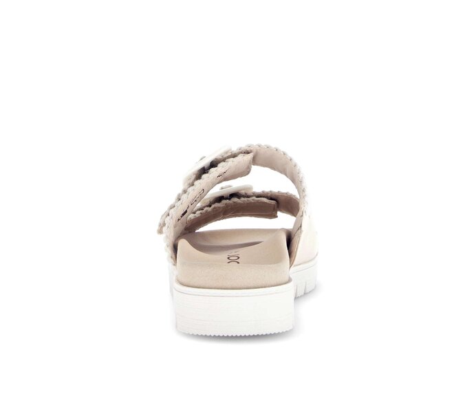 Gabor Damen  Pantolette Creme - Glattleder