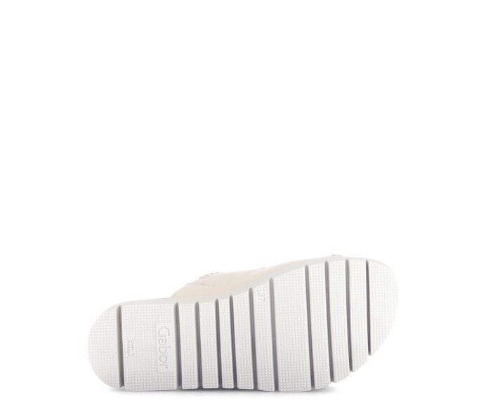 Gabor Damen  Pantolette Creme - Glattleder