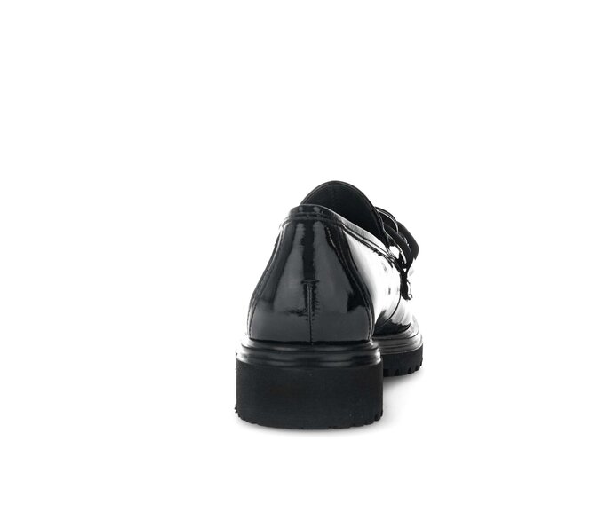 Gabor Damen  Loafer Schwarz - Lackleder