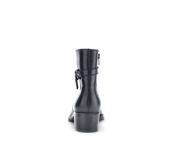 Gabor Damen  Elegante Stiefelette Schwarz - Glattleder