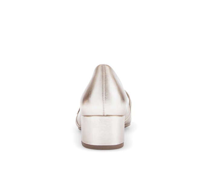 Gabor Damen  Spangenpumps Gold - Effektleder