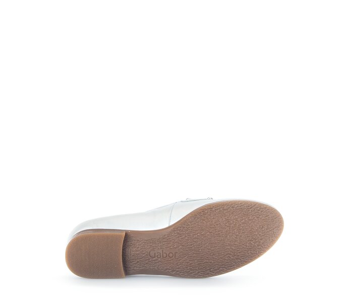 Gabor Damen  Slipper Silber - Effektleder